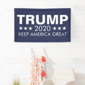 Trump 2020 Behielt Amerika groß Banner (Insitu)