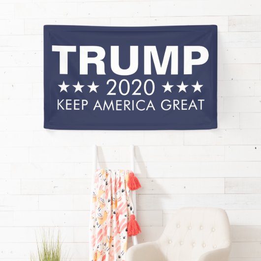 Trump 2020 Behielt Amerika groß Banner (Insitu)