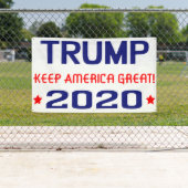 Trump 2020 Behielt Amerika groß Banner (Insitu)