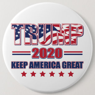 Trump 2020 Behielt Amerika groß Button