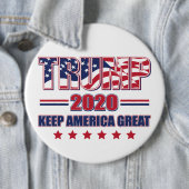 Trump 2020 Behielt Amerika groß Button (Beispiel)