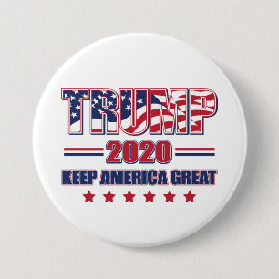 Trump 2020 Behielt Amerika groß Button