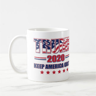 Trump 2020 Behielt Amerika groß Kaffeetasse