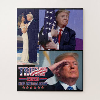 Trump 2020 Behielt Amerika groß Puzzle