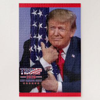 Trump 2020 Behielt Amerika groß Puzzle