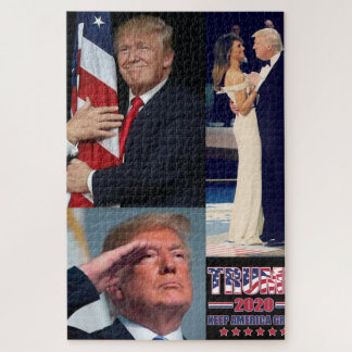 Trump 2020 Behielt Amerika groß Puzzle