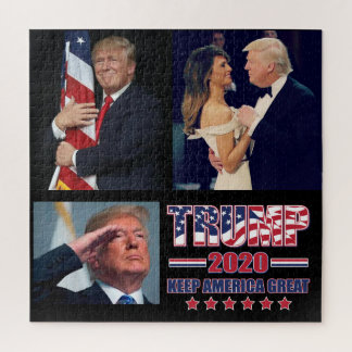 Trump 2020 Behielt Amerika groß Puzzle