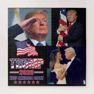 Trump 2020 Behielt Amerika groß Puzzle