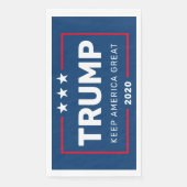 Trump 2020 Behielt Amerika groß Serviette (Vorderseite)