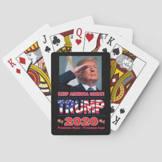 Trump 2020 Behielt Amerika groß Spielkarten