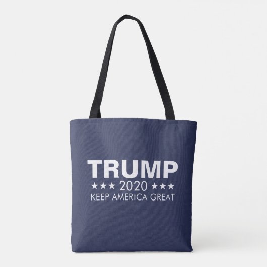 Trump 2020 Behielt Amerika groß Tasche (Rückseite)