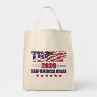 Trump 2020 Behielt Amerika groß Tragetasche