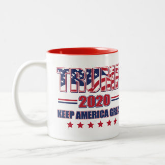 Trump 2020 Behielt Amerika groß Zweifarbige Tasse