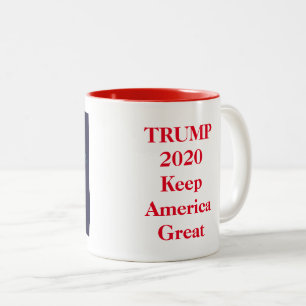 Trump 2020 Behielt Amerika groß Zweifarbige Tasse