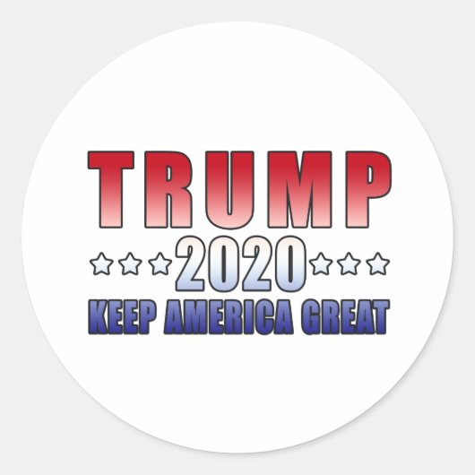 Trump 2020 Behielt Amerika große Aufkleber (Vorderseite)