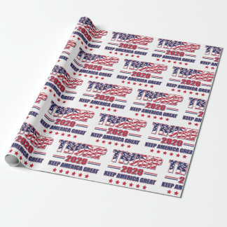Trump 2020 Behielt Amerika wieder groß Geschenkpapier