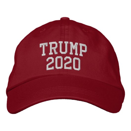 TRUMP 2020 BESTICKTE BASEBALLKAPPE (Vorderseite)