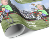 TRUMP 2020-BIKE GESCHENKPAPIER (Rolleneckpunkt)