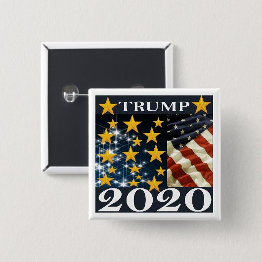 TRUMP 2020 BUTTON (Vorne & Hinten)