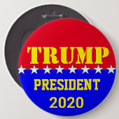 TRUMP 2020 BUTTON (Vorne & Hinten)