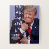 Trump 2020 Das Beste ist noch nicht zu erwarten Puzzle (Vertikal)
