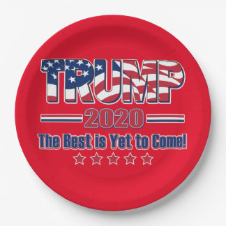 Trump 2020 Das Beste ist noch zu kommen Pappteller