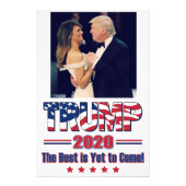 Trump 2020 Das Beste steht noch bevor Fotodruck (Vorne)