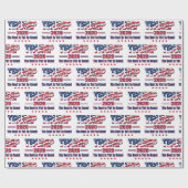 Trump 2020 Das Beste steht noch bevor Geschenkpapier (Flach)