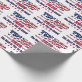 Trump 2020 Das Beste steht noch bevor Geschenkpapier (Ecke)