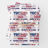 Trump 2020 Das Beste steht noch bevor Geschenkpapier Set (Beispiel)