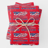 Trump 2020 Das Beste steht noch bevor Geschenkpapier Set (Beispiel)