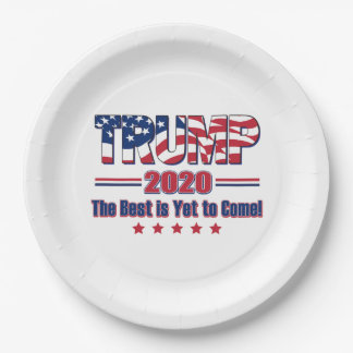 Trump 2020 Das Beste steht noch bevor Pappteller