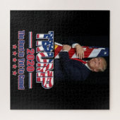 Trump 2020 Das Beste steht noch bevor Puzzle (Horizontal)