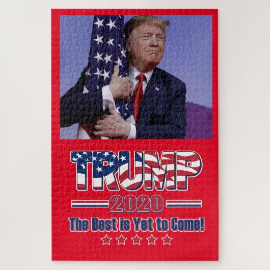 Trump 2020 Das Beste steht noch bevor Puzzle (Vertikal)