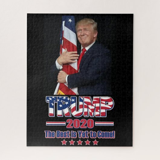 Trump 2020 Das Beste steht noch bevor Puzzle (Vertikal)