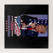 Trump 2020 Das Beste steht noch bevor Puzzle (Horizontal)
