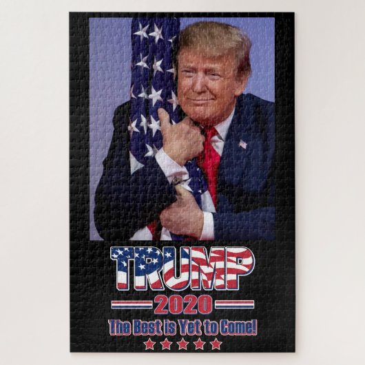 Trump 2020 Das Beste steht noch bevor Puzzle (Vertikal)
