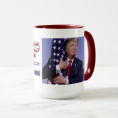 Trump 2020 Das Beste steht noch bevor Tasse (VorderseiteRechts)