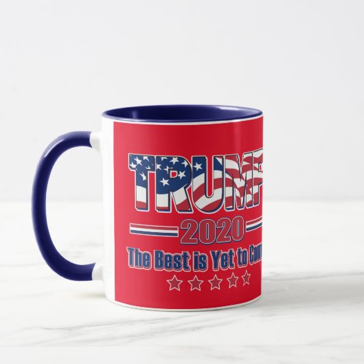 Trump 2020 Das Beste steht noch bevor Tasse (Links)