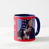 Trump 2020 Das Beste steht noch bevor Tasse (VorderseiteRechts)