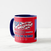 Trump 2020 Das Beste steht noch bevor Tasse (Vorderseite Links)