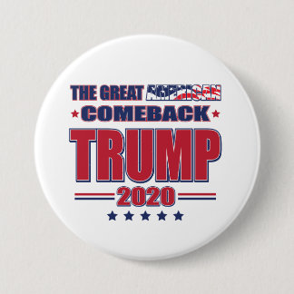Trump 2020 Das große amerikanische Comeback Button
