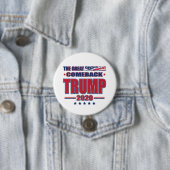 Trump 2020 Das große amerikanische Comeback Button (Beispiel)
