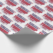 Trump 2020 Das große amerikanische Comeback Geschenkpapier (Ecke)