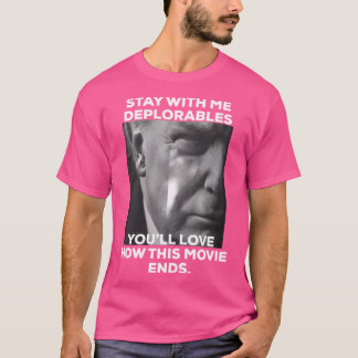 Trump 2020 Deplorables Grafikdesign T-Shirt