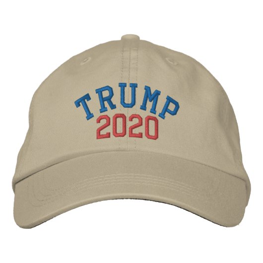TRUMP 2020 Flex-it-Cap Bestickte Baseballkappe (Vorderseite)