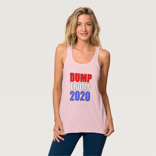 Trump 2020 gegen Trump Tank Top (Vorderseite Vollansicht)