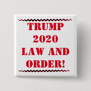 TRUMP 2020 GESETZ UND BESTELLUNG BUTTON!! BUTTON