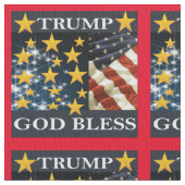 TRUMP 2020 GOTT BLESS STOFF (Nahaufnahme)