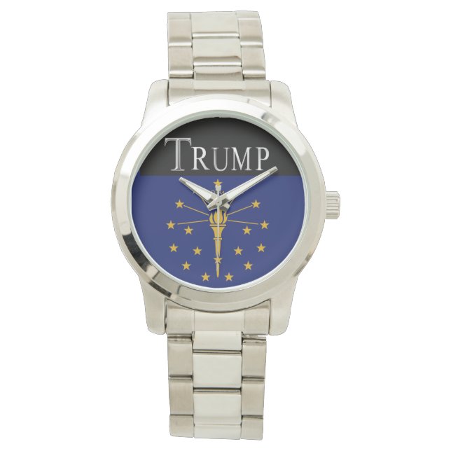 TRUMP 2020 INDIANA WATCH ARMBANDUHR (Vorderseite)